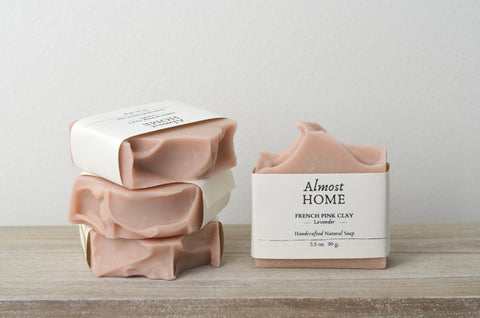 French Pink Clay & Shea Butter Soap Bar